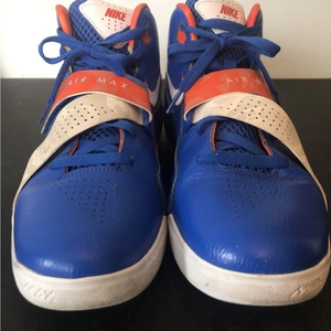 NIKE AIR MAX SWEEP THRU PE 2011 AMARE STOUDEMIRE Blue Orange Sz 10.5 487432-418